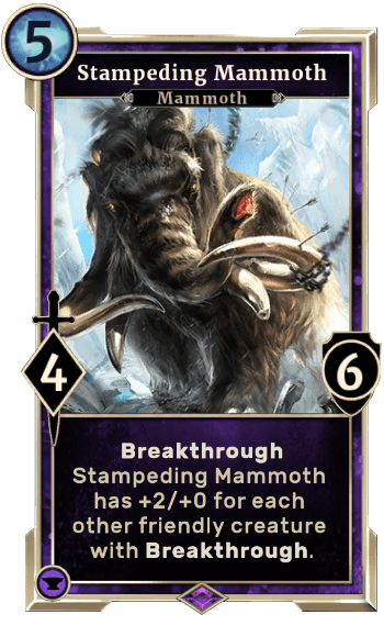 Stampeding Mammoth
